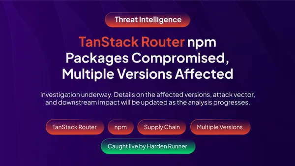 TeamPCP's Mini Shai-Hulud Is Back: A Self-Spreading Supply Chain Attack Compromises TanStack npm Packages - StepSecurity