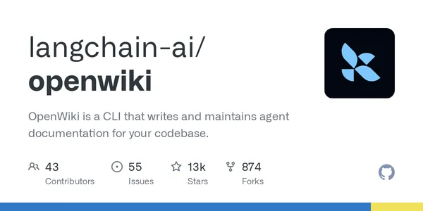 GitHub - langchain-ai/openwiki: OpenWiki is a CLI that writes and maintains agent documentation for your codebase.