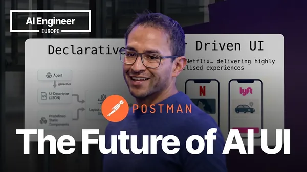 Beyond Components: Designing Generative UI for MCP Apps — Ruben Casas, Postman