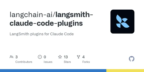 GitHub - langchain-ai/langsmith-claude-code-plugins: LangSmith plugins ...