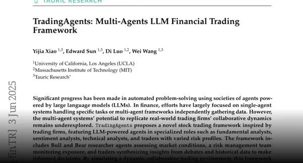 Paper page - TradingAgents: Multi-Agents LLM Financial Trading Framework